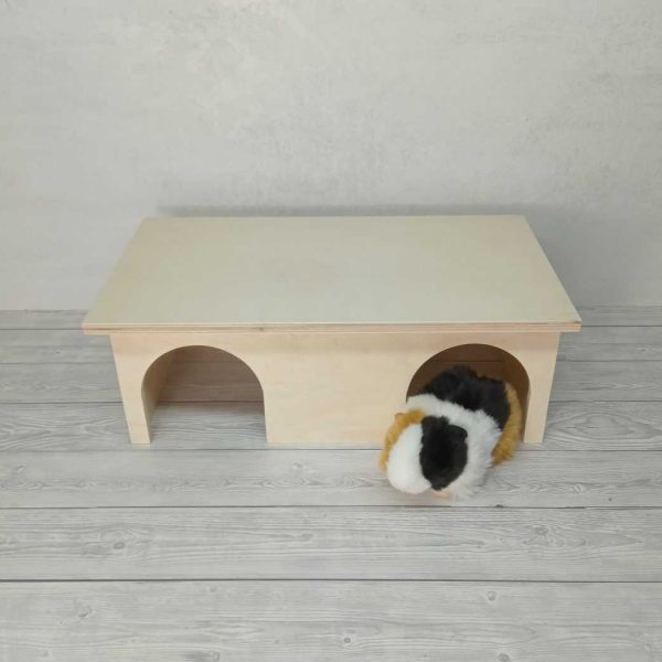 Drewniany domek do klatki 1