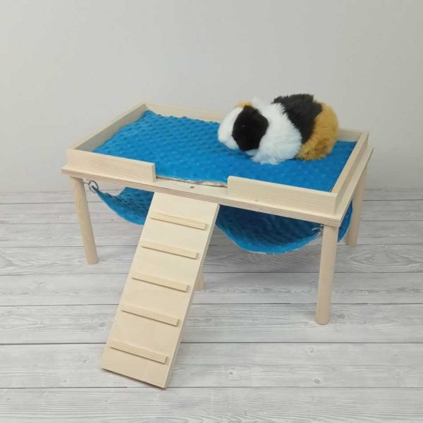 Podwójny drewniany hamak