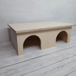 Drewniany domek do klatki 1