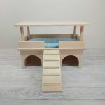 Hamak drewniany 2 piętra