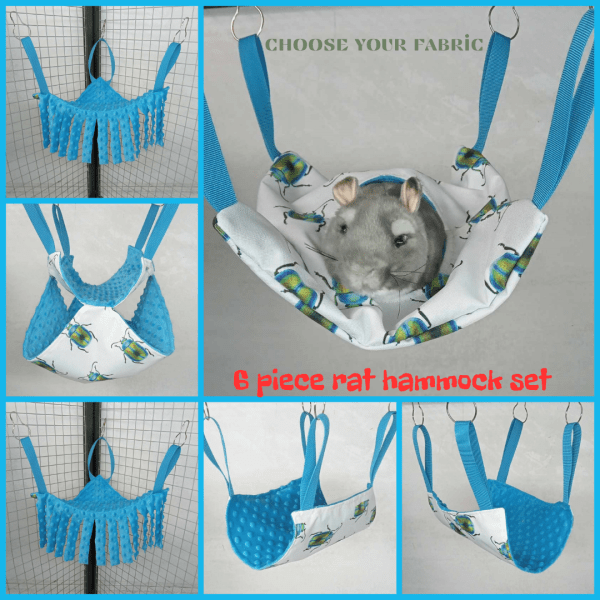 6 hamaczków do klatki