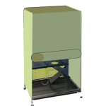 Pokrowiec na klatkę gładki / ochraniacz na klatkę perfect maksi