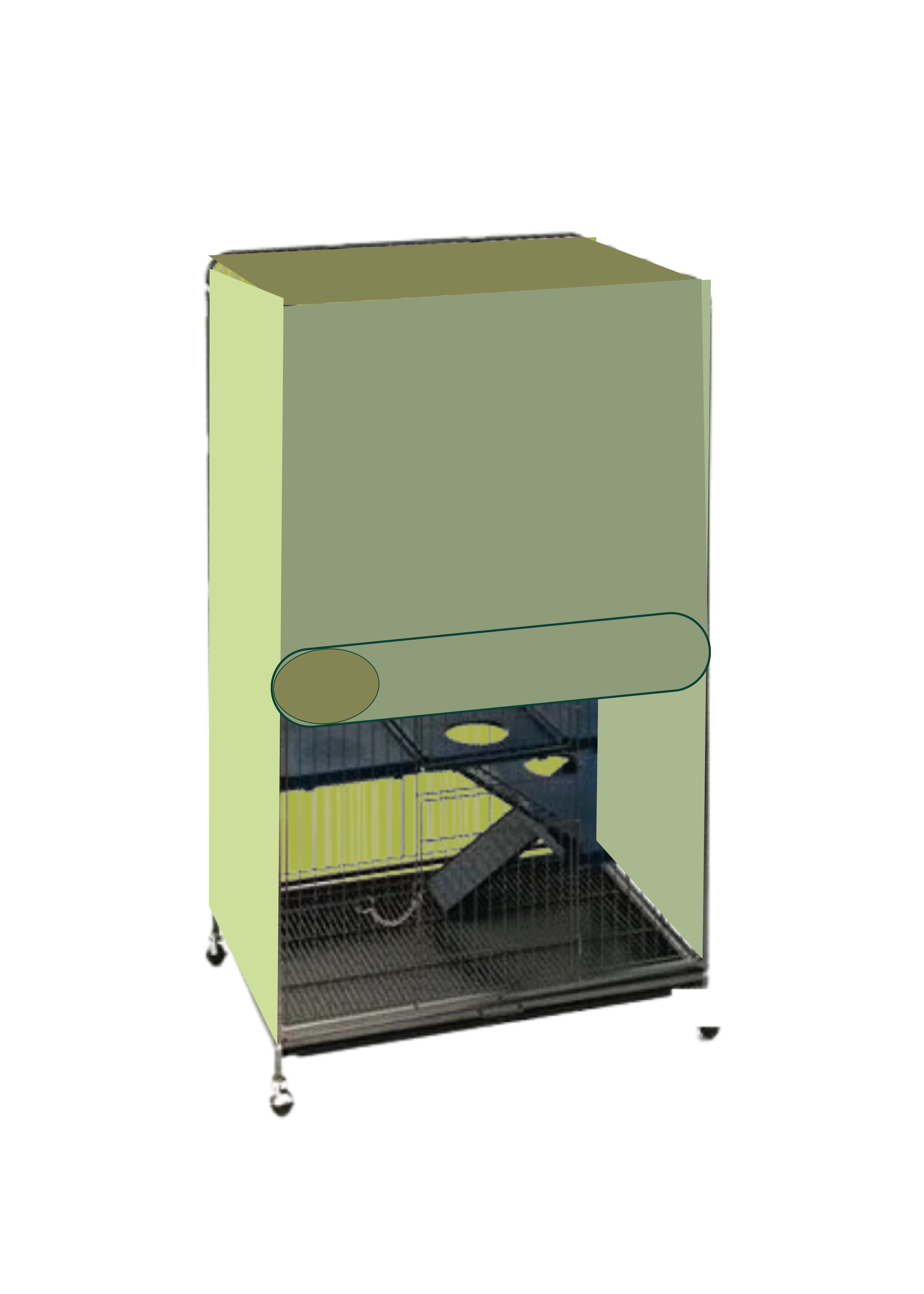 Pokrowiec na klatkę gładki / ochraniacz na klatkę perfect maksi